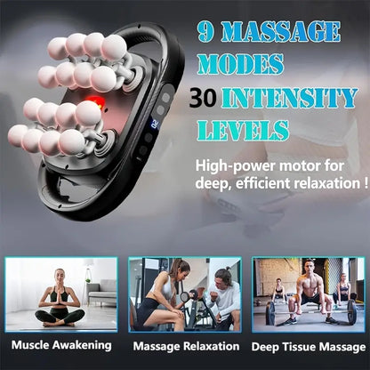 16-Head Deep Tissue Massage Gun